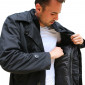 JACKET ADX (THREE QUARTER LENGTH) LOOK IN BLACK M (WITH PROTECTIONS/WITHOUT BACK PROTECTION)