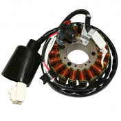 STATOR ALLUMAGE MAXISCOOTER ADAPTABLE YAMAHA 400 MAJESTY 2004>2008 / MBK 400 SKYLINER 2004>2008 (18 POLES) -P2R- 3700948080153
