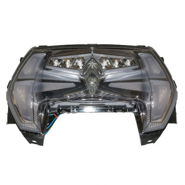 FEU ARRIERE MAXISCOOTER ADAPTABLE YAMAHA 125 TRICITY 2014>/MBK 125 TRYPTIK NEW DESIGN AVEC CLIGNOTANTS (HOMOLOGUE CE) -SELECTION P2R- 3700948082973