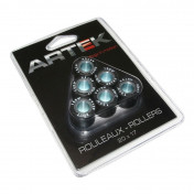 GALET/ROULEAU MAXISCOOTER ARTEK K1 20x17 15,5g (x6) POUR PEUGEOT 125 SATELIS/ SUZUKI 125 BURGMAN/ APRILIA 125 LEONARDO/ KYMCO 125 PEOPLE 3700948078488
