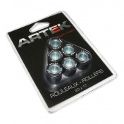 GALET/ROULEAU MAXISCOOTER ARTEK K1 20x17 16,0g (x6) POUR PEUGEOT 125 SATELIS/ SUZUKI 125 BURGMAN/ APRILIA 125 LEONARDO/ KYMCO 125 PEOPLE 3700948078495