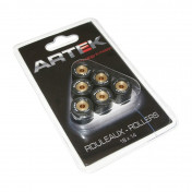 GALET/ROULEAU MAXISCOOTER ARTEK K1 18x14 13,0g (x6) POUR SCOOTER 125 CHINOIS/PEUGEOT 125 TWEET/ KYMCO 125 DINK-STREET, AGILITY/SYM 125 FIDDLE, GTS 3700948078501