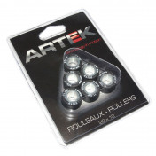 GALET/ROULEAU MAXISCOOTER ARTEK K1 20x12 11,0g (x6) POUR YAMAHA 125 XMAX, MAJESTY, CYGNUS X / MBK 125 SKYCRUISER, SKYLINER, FLAME-X 3700948078549