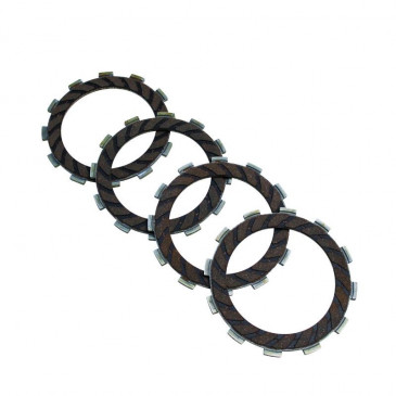 DISQUE D'EMBRAYAGE 50 A BOITE ADAPTABLE APRILIA 50 RS 2006>2010, 50 RS4 2011>2015, 50 RX 2006>2016 / DERBI 50 SENDA DRD / GILERA 50 SMT (DISQUE GARNIS) (F1475A) (OE STANDARD KIT) -NEWFREN- 8025832032151