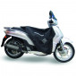 TABLIER COUVRE JAMBE TUCANO POUR KYMCO 50 PEOPLE S 2005>2008, 125 PEOPLE S 2005> / PIAGGIO 50 FLY 2008>2017, 125 FLY 2007>2015 (R066-X) (TERMOSCUD) (SYSTEME ANTI-FLOTTEMENT SGAS) 8026492104226