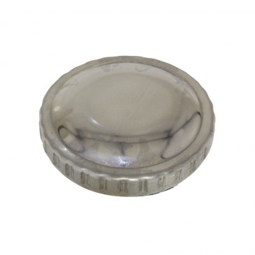 FUEL CAP FOR MBK 50 BOOSTER/YAMAHA 50 BWS-SILVER (Ø INT 30mm - Ø EXT 53mm - Centers 36mm) -SELECTION P2R- 3700948153154