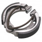 BRAKE SHOE FOR MOPED MBK 51 -FRONT+REAR- (Ø 90mm - 1 SPRING) (SOLD IN PAIRS)