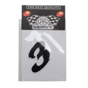 STICKER MERYT - MINI NUMBER 3 BLACK (H7cm) 3700948131305