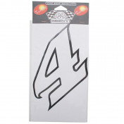 STICKER MERYT -LARGE NUMBER 4 WHITE (H15cm) 3700948131336