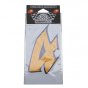 STICKER MERYT - MEDIUM NUMBER 4 YELLOW (H13cm) 3700948131343