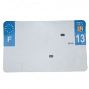 PLASTIC STRIP FOR BLANK PVC LICENSE PLATE (MOTORBIKE FORMAT 210X130)-DEPT 13/EUROPE (SOLD PER UNIT) 3700948119044