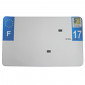 PLASTIC STRIP FOR BLANK PVC LICENSE PLATE (MOTORBIKE FORMAT 210X130)-DEPT 17/EUROPE (SOLD PER UNIT) 3700948119082