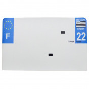 PLASTIC STRIP FOR BLANK PVC LICENSE PLATE (MOTORBIKE FORMAT 210X130)-DEPT 22/EUROPE (SOLD PER UNIT) 3700948119129