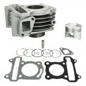 CYLINDER FOR SCOOT PEUGEOT 50 KISBEE 4-STROKE/DJANGO 4-STROKE (BOREØ39mm - PISTON PIN Ø 10mm) - CAST IRON P2R ECO- 3700948079492