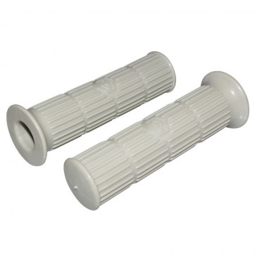 REVETEMENT POIGNEE ADAPTABLE SCOOT PIAGGIO 125-150-200 VESPA PX GRIS (DIAM 24/24) (R.O. 141923) (PAIRE) -SELECTION P2R- 1841601400001