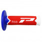GRIP- PROGRIP OFF ROAD 788 TRIPLE DENSITY SPECIAL EDITION WHITE/RED/BLUE 115mm (PAIR) (CROSS/MX) 0801766069351