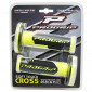 GRIP- PROGRIP OFF ROAD 801 DUAL DENSITY FLUO YELLOW/BLACK 115mm (PAIR) (CROSS/MX) 0801766065537