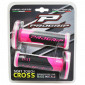 GRIP- PROGRIP OFF ROAD 801 DUAL DENSITY FLUO FUSCHIA/BLACK 115mm (PAIR) (CROSS/MX) 0801766006615