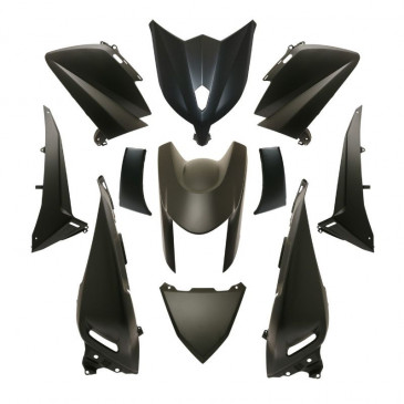 FAIRINGS/BODY PARTS FOR MAXISCOOTER YAMAHA 530 TMAX 2012>2014 BLACK MAT (11 PARTS KIT)