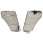 TOOL BOX DOOR FOR MOPED PEUGEOT 103 MVL CHROME (PAIR) - SELECTION P2R 3701213404254