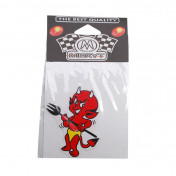 STICKER MERYT SMALL RED DEVIL WITH TRIDENT (8x8,5cm) 3700948131695