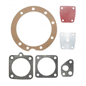 COMPLETE GASKET SET (6 GASKETS , RED MENBRAN) FOR SOLEX OLD MODEL -SELECTION P2R-