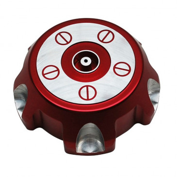 FUEL CAP( REPLAY) FOR MBK X-LIMIT 2004>2010/ YAMAHA DT50R 2004>2010 -ALU RED 3700948030837