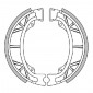 BRAKE SHOE POLINI ORIGINAL FOR APRILIA 50 SCARABEO, SR/SYM 50 FIDDLE (176.1200) 8054705044649
