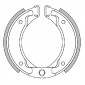 BRAKE SHOE POLINI ORIGINAL FOR MBK 50 BOOSTER -FRONT+REAR-/YAMAHA 50 BWS -FRONT+REAR- (176.0304) 8054705044625
