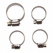 COOLING HOSE CLAMP FOR DERBI 50 SENDA, GPR/APRILIA 50 RS, RX/GILERA 50 SMT, RCR 2006> EURO3- ORANGE (SET OF 4) 3700948083673