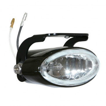 FRONT AUXILIARY LIGHTS - REPLAY - HALOGEN - H3 12V 55W BLACK (105x45x71,5) ( EEC APPROVED) -REPLAY- 3700948089231