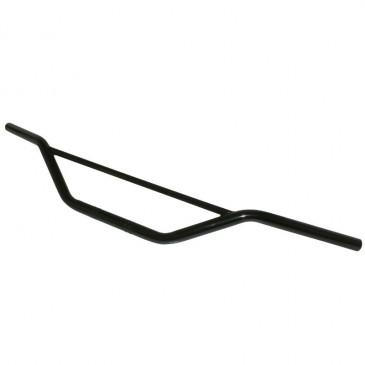 GUIDON MOTO CROSS BUZZETTI ACIER DIAM 22 mm L810 mm H140 mm NOIR AVEC BARRE DE RENFORT NOIR 3700948282397