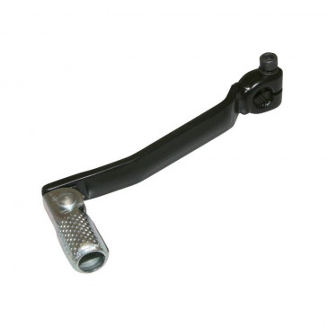 GEAR SHIFT LEVER FOR BETA 50 RR/APRILIA 50 RX/MIARELLI 50 AM6 STEEL BLACK (FOLDING) -BUZZETTI-