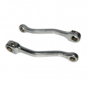 PEDAL CRANK FOR MOPED - LEFT OR RIGHT ( CENTERS 150 mm) CHROMED STEEL(PAIR) 3701213400171