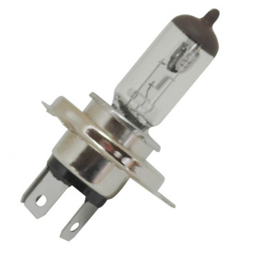 AMPOULE/LAMPE HALOGENE H4 12V 60/55W CLASSIC CULOT P43t BLANC (PROJECTEUR) (VENDU A L'UNITE) -P2R-