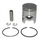 PISTON SCOOT ADAPTABLE MBK 50 BOOSTER, STUNT/YAMAHA 50 BWS, SLIDER - 1999> - (CALOTTE PLATE - DIAM 40) -QUALITE ORIGINE-