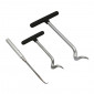 OUTIL POUR ENLEVER JOINTS, TUYAUX, FLEXIBLES (115 / 150 / 165mm) (JEU DE 3 OUTILS) -BUZZETTI- (4943) 3700948282595