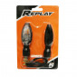REHAUSSE AMORTISSEUR SCOOT REPLAY POUR PEUGEOT 50 LUDIX NOIR (2 POSITIONS) 3700948038147