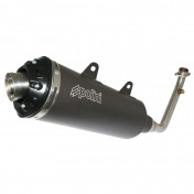 EXHAUST FOR MAXISCOOTER POLINI BLACK FOR KYMCO 300 XCITING (190.0059) 8054705046513