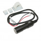 CHARGEUR USB SCOOT IPX5 1 PORT ETANCHE 2A EN ALU AVEC SUPPORT (FIL 50cm)