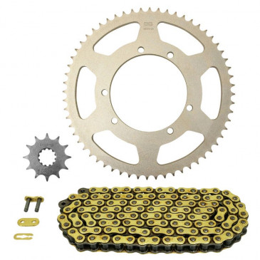 KIT CHAINE ADAPTABLE SHERCO 50 SUPERMOTARD 2009>2019, SUPERMOTARD R FACTORY 2018>2020, SUPERMOTARD RS FACTORY 2018>2020 428 12x60 (DIAM COURONNE 110/125/8.5) (DEMULTIPLICATION ORIGINE) -AFAM- 5400598043932