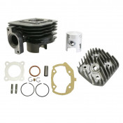 COMPLETE CYLINDER KIT FOR SCOOT TOP PERFORMANCES CAST IRON FOR PEUGEOT 50 LUDIX ONE-TREND-SNAKE-CLASSIC, VIVACITY 2STROKE 2008>, KISBEE 2STROKE 2013>