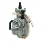 CARBURATEUR TYPE PWK 26 SILVER A BOISSEAU PLAT AVEC POWER JET ENTRE AIR POLI + COUDE TOURNANT + STARTER A TIRETTE -P2R- 3700948084656