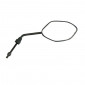 RETROVISEUR SCOOT P2R OVAL NOIR DROIT DIAM 8mm (BLOQUABLE) 3700948085790