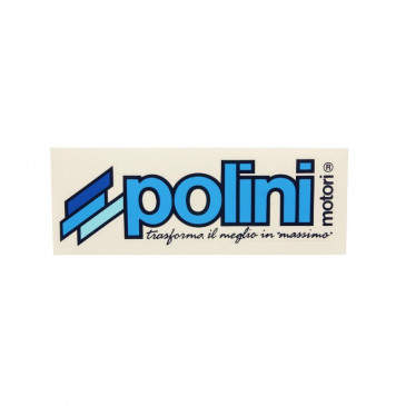 AUTOCOLLANT/STICKER POLINI BLUE LINE (16x4cm) (097.0034) 8054705003226