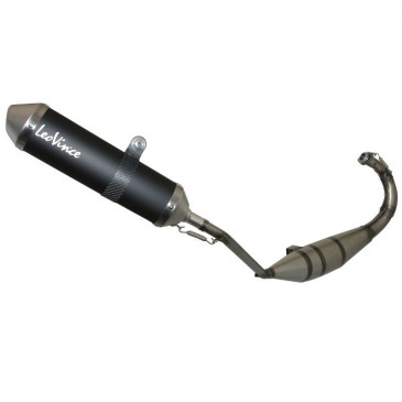 EXHAUST FOR 50CC MOTORBIKE LEOVINCE XFIGHT BLACK FOR APRILIA 50 RS4 2011> (LOW MOUNTING) (FULL EXHAUST SYSTEM) (REF 3278B)