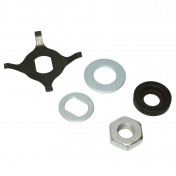 ETOILE/RESSORT + ENTRETOISE + RONDELLE + ECROU EMBRAYAGE CYCLO DAPTABLE PEUGEOT 103 MVL, SP, VOGUE (KIT) -P2R- 3700948088975