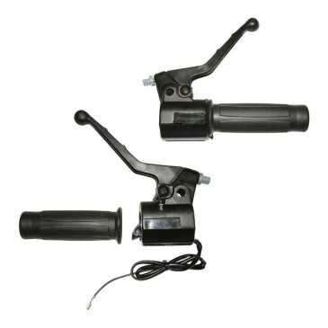 BRAKE HANDLE FOR MOPED PEUGEOT 103 MVL/SP NEW MODEL - THROTTLE HANDLE+BRAKE LEVERS+DECOMPRESSOR LEVER+CHOKE LEVER (PAIR) -SELECTION P2R- 3700948088944