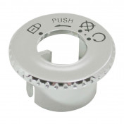 CAPUCHON DE CONTACTEUR A CLE SCOOT REPLAY POUR MBK 50 BOOSTER 1990>2003, STUNT/YAMAHA 50 BWS 1990>2003, SLIDER CHROME 3700948031681