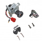 CONTACTEUR A CLE SCOOT ADAPTABLE MBK 50 OVETTO 2003>2007/YAMAHA 50 NEOS 2003>2007 (5 FILS) (AVEC SERRURE DE SELLE) -QUALITE PREMIUM- 3700948058008
